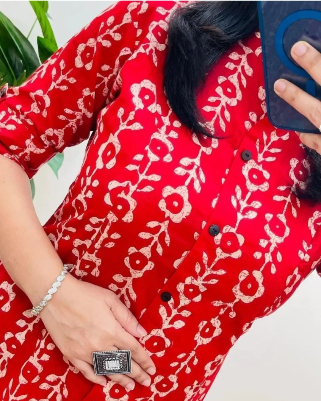 Women's Cotton Jaipuri Floral Print Floral Print Co-Ords Set