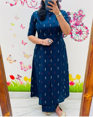 Women's Cotton Sanganer Floral Print Co-Ords Set